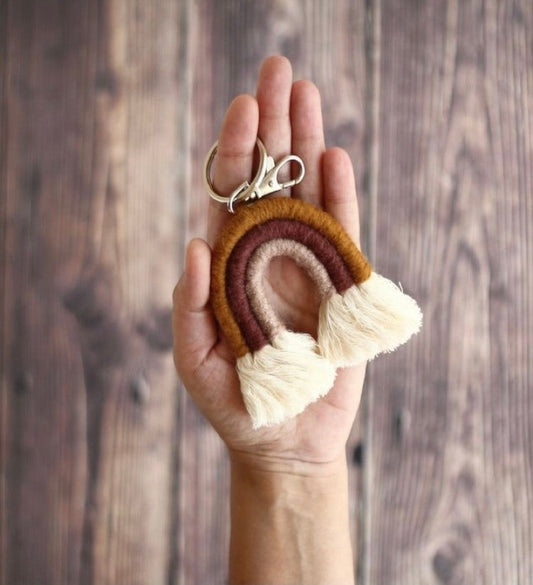 Porte-clés arc-en-ciel